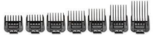 Andis Improved Master Clipper Model No. 01380 - 7 Combs (for Men and Women)