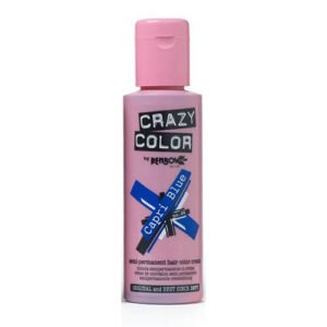 Crazy Color Crema Colorante Vegetale per Capelli privi di ammoniaca, Capri Blue - 121 ml