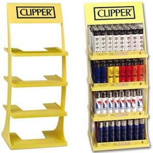 espositore clipper a forma di clipper
