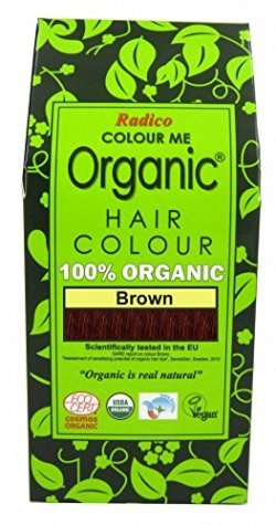 Radico Color Me Organic 100% Natural Herbs Long Lasting Brown Hair Color 100g / 3.53 Oz. by Radico