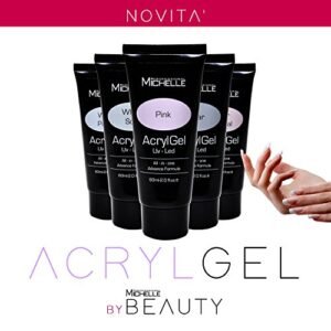 acrylgel UV/LED Tubo 60ml – acrygel Manicure, unghie finte e Nail Art (Cover Naturale)
