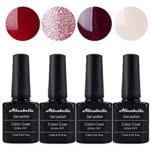Annabelle Smalto Semipermanente Nail Polish UV LED Gel Unghie (Kit di 4 pcs 7.3ML/pc) 044
