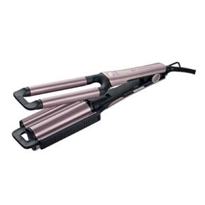 Imetec Bellissima My Pro Beach Waves GT20 100 Piastra per Fare le Onde di Belén, Onde Larghe e Strette Effetto Naturale, 3 Livelli di Temperatura, Doppio Ferro Reversibile con Un Click