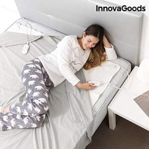 innovagoods ig114673 – Coperta riscaldante elettrica doppia, 60 W