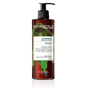 L'Oréal Paris Botanicals Coriandolo Fonte di Forza Shampoo per Capelli Fragili, senza Siliconi, senza Parabeni, senza Coloranti, 400 ml