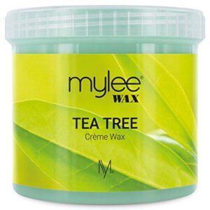 Mylee Cera Di Albero Di Tè in Crema Soft per Pelle Sensibile 425g, Cream pot per depilazione, Ideale per tutto il corpo, Viso e zona bikini, compatibile con il microonde e lo scaldacera