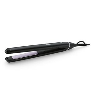 Philips BHS677 StraightCare Vivid Ends Piastra per Capelli, Piastre Lunghe con Trattamento Doppie Punte agli Ioni e Cheratina