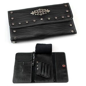 Forniture per negozi professionali per barbiere Forbici per capelli in pelle Borsa per saloni Strumenti per parrucchieri Pettine per custodia Borse per capelli