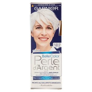 Garnier Belle Color Perle d'Argent Crema Trattamento Anti-Giallo, Bianco Perla