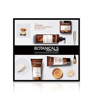 L'Oréal Paris Botanicals Cartamo Infusione di Nutrimento, Cofanetto Trattamento per Capelli Secchi, 4 Prodotti, Senza Siliconi, Parabeni o Coloranti