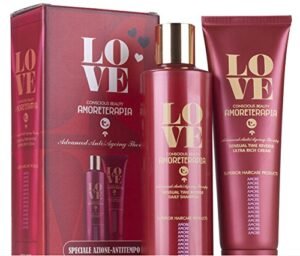 TECNA AMORETERAPIA TRATTAMENTO ANTIAGE PER CAPELLI KIT DAILY SHAMPOO 250ML ULTRA RICH CREAM 250ML