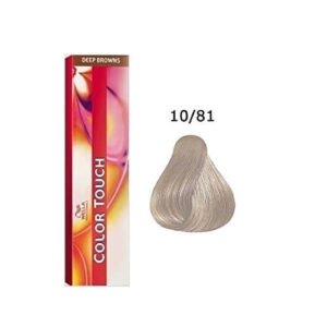 Wella - 10/81 Biondo Platino Perla Cenere Color Touch Senza Ammoniaca- Linea Rich Naturals