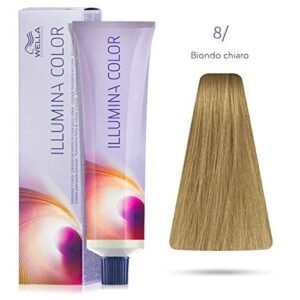 Illumina Color Wella 9/60 10/1 8/7/31 7/7/3 8/38 Biondo Platino - Chiaro - Oro Cenere - Medio - Dorato - Oro Perla - Violetto Naturale Crema Colore Permanente Per Capelli (8/ Chiaro)