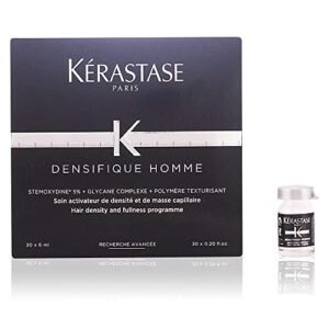 Kerastase Densifique Homme Programma di densità dei capelli e pienezza, 30 x 6ml Tubetti di Gel