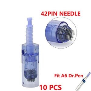 Micro aghi cartucce per penna di ultima A6 Dr, 9pin/12PIN/36PIN/42PIN & Nano Neelde cartucce, punte per elettrico timbro Derma penna auto Microneedle Therapy System