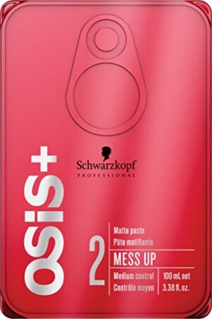 Schwarzkopf Professional, Osis+ Mess up, Gomma opacizzante e modellante per capelli, 100 ml
