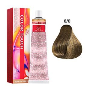 Wella - 6/0 Biondo Scuro Color Touch Senza Ammoniaca- Linea Pure Naturals