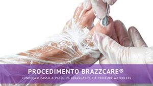 10 pezzi Kit trattamento curativo piedi con calzai, lima, bastoncino spingi cuticole pedicure brasiliana crema, da usare con semipermanente e unghia smalto normale, funghi e micosi