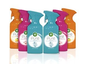 Air Wick Pure Spray Deodorante Ambiente Cassa Mista, 6 Confezioni da 250 ml