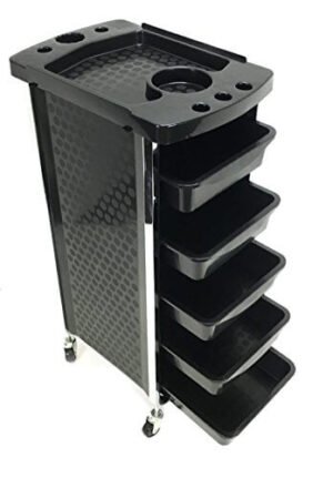 carrello parrucchiere 5 cassetti porta phone attrezzi capelli tattoo unghie nail