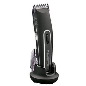 Rowenta TN1410 Nomad Tagliacapelli, Uso a Rete e Cordless, ca/batteria, nero