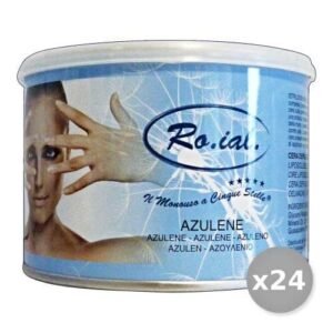 Set 24 ROIAL Cera Barattolo AZULENE 400 Ml. Cura del corpo