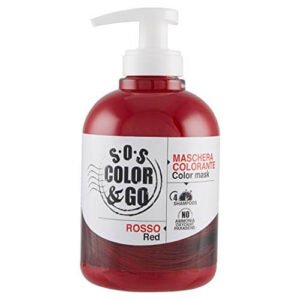 S.O.S COLOR & GO Maschera Colorante Riflesssante e ravvivante Rosso 300 ml