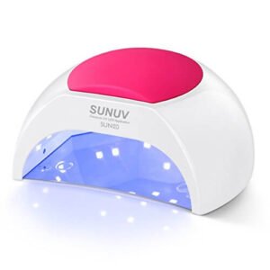 SUNUV SUN2C Lampada Unghie UV LED da 48W Manicure/Pedicure LED per Smalti in Gel,in Automatico Sensore Lampada LED unghie per LED UV Professionale per Manicure Sensore con 4 Timer Preimpostati