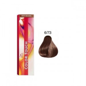 Wella - 6/73 Biondo Scuro Sabbia Dorato Color Touch Senza Ammoniaca - Linea Deep Browns