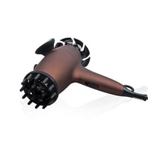 Asciugacapelli elettrico riscaldato Raggio infrarosso lontano Terapia Asciugacapelli Massaggio Asciugacapelli Non fa male Capelli Anti-statico Temperatura costante Cura dei capelli