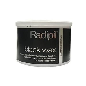 Black was ceretta depilatoria nera elastica e flessibile per viso corpo e parti delicate