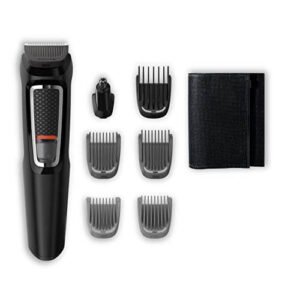 Philips MG3720 Groming Kit Serie 3000 Rifinitore 7 in 1 Barba e Baffi, batteria