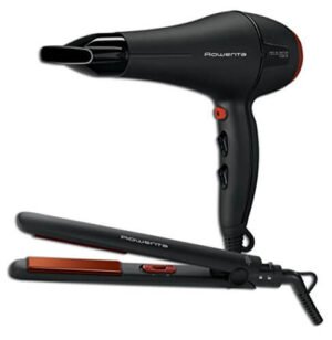 Rowenta Asciugacapelli e Clip per Capelli, Nero, 20 X 20 X 20 