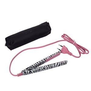 XMDNYE Piastra per capelli in ceramica Piastra per capelli in ferro Mini Flat Iron Ferri per raddrizzare i capelli Capelli Iron Travel Hair Styler, Plug Standard, Eu