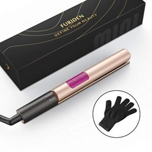 Mini Piastra Capelli Lisci Professionale, Mini Piastra Per Capelli Lisci e Ricci, Mini Piastra Per Capelli da Viaggio Ceramica