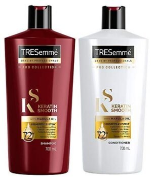 Tresemme Keratin Smooth XL shampoo e balsamo - 700 ml ogni