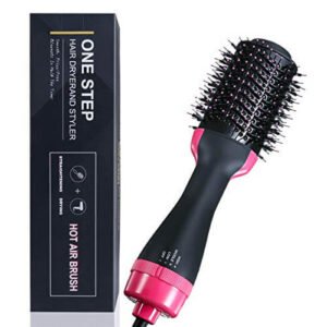 Asciugacapelli ionico Multifunzione, Charminer One-Step Pettine 2 in 1 per Styler capelli Raddrizzatore per capelli agli Spazzola per capelli Ion Generator ricci Hot Air Comb