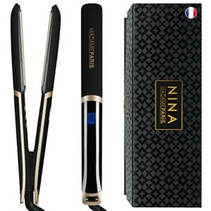 MadameParis Nina Piastra Professionale per Capelli a Infrarossi in Ceramica con Tecnologia Ionica