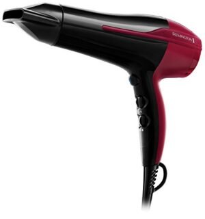 Remington Asciugacapelli D5950 2200 Watt, 3 Temperature/2 Velocità, Generatore di Ioni per Capelli liberi dall'effetto Crespo