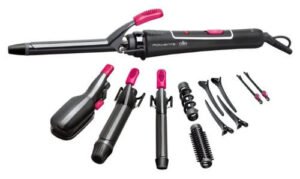 Rowenta CF4132 Ferro Arricciacapelli Multistyler 14-in-1 for elite model look, 14 Accessori per 7 Stili Differenti, Rivestimento in Ceramica