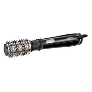 Babyliss AS200E Spazzola Rotante con Digital Sensor, 4 Accessori, Ionica, 1000 W, Nero