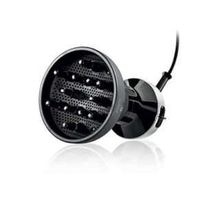 Imetec Bellissima DIFFON DF1 1000 Diffusore ad Aria Calda per Capelli Ricci, 700 W, 2 Combinazioni Aria/Temperatura, Asciugatura Delicata, Ricci Composti senza Effetto Crespo, Nero