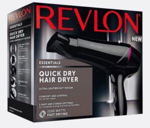 Revlon RVDR5228UK Essentials Quick Dry asciugacapelli 2100 W