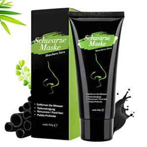 Black Mask Peel Off, Maschera Nera Punti Neri, Maschera Viso Purificante, Black Mask per Uomo e Donna, Rimozione di Comedone, Pulizia Profonda, Maschera Esfoliante e Detergente per la bellezza, 60g