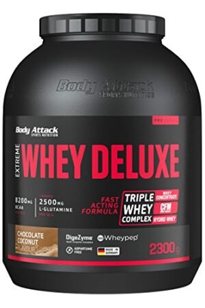 Body Attack Chocolate-Coconut Cream 2300g Extreme Whey Deluxe by Body Attack