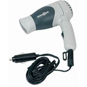 Brunner - Monsun - Asciugacapelli da viaggio 12V (Taglia unica) (Grigio)