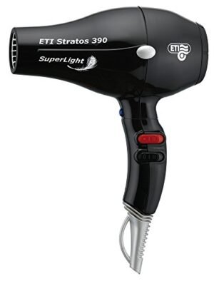 ETI Stratos 390 SuperLight Asciugacapelli 2200W Nero