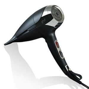 ghd Helios Asciugacapelli Professionale con Tecnologia Aeroprecis, Asciugatura Rapida e Potente, Nero