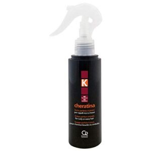 K -Cheratina - Liscio Perfetto 4 Giorni - Trattamento Spray Professionale Lisciante e Stirante Temporaneo per Capelli Ricci, Crespi e Sfibrati - Per ogni Tipo di Capelli e per Uso con Piastra - 150 ml