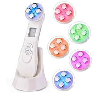 Mesoterapia elettroporazione RF radio frequenza facciale, LED, fotone, cura della pelle, dispositivo per il sollevamento viso, rassodamento dell’occhio e cura del viso